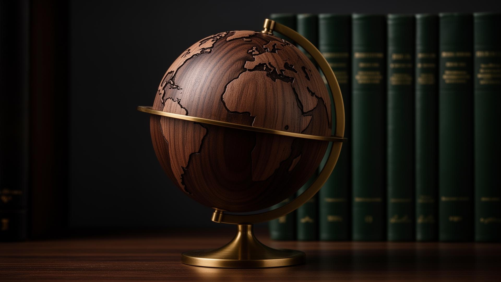 Globe representing global footprint
